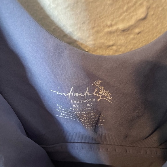 Free People Intimately NWT Light Blue  Sleeveless Bodysuit - Picture 6 of 6